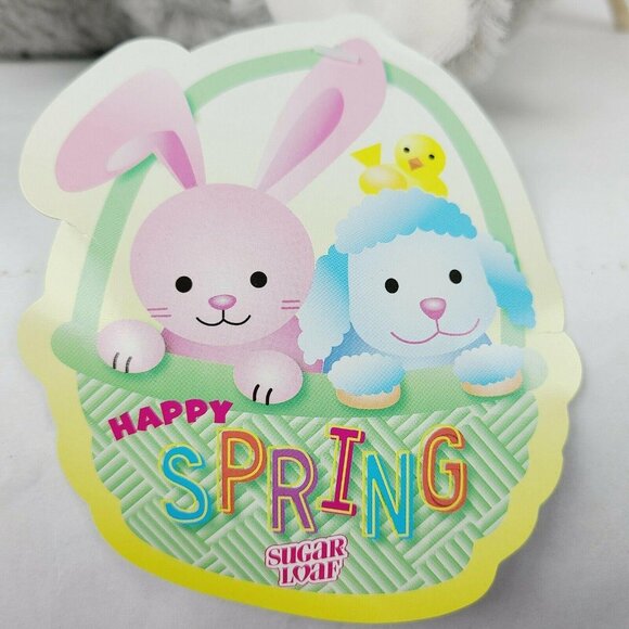 Sugar Loaf Billy Goat Plush Blue Sparkle Eyes Stuffed Animal Spring Kellytoy - Picture 3 of 6